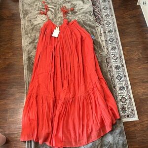 Anaak maxi dress in orange. Size medium